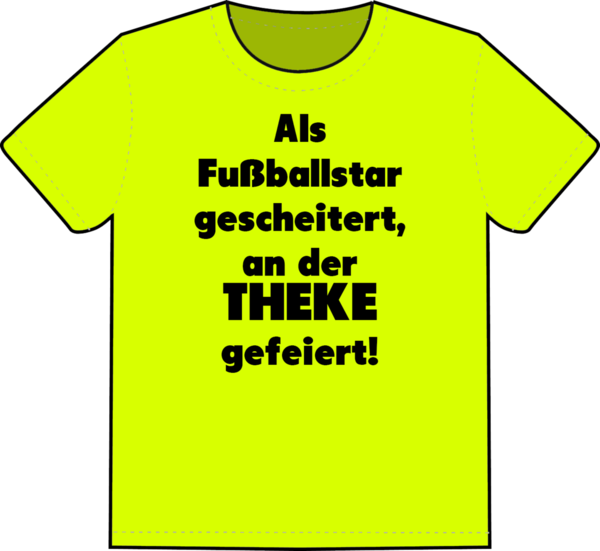 T-Shirt "Fußballstar"